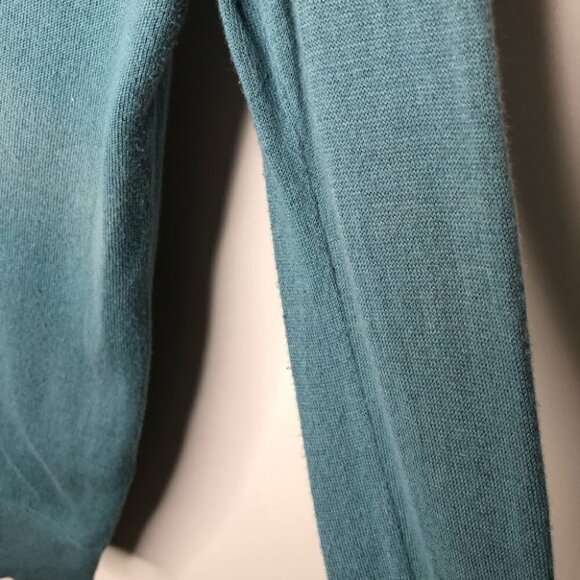 URBAN Outfitters  BDG Teal Button Up Grandpa Cardigan Size Small - Picture 4 of 6